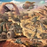 Puzzle Ravensburger désert apocalyptique 1500 pièces