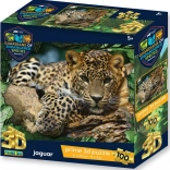 3D-puzzel GES – jaguar, 100 stukjes