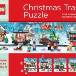 Christmas puzzle train LEGO 4×100 pieces