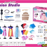 Creatieve set voor kleine ontwerpsters – kleurrijke materialen en accessoires