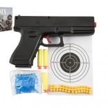 Pistolet à billes 20 cm avec billes d’eau et fléchettes en mousse