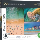 Trefl puzzle UFT Aerial Mindblow: Waiting for the Tide 1500 pieces