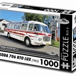 Puzzle Retro-Autos Škoda 706 RTO LUX Bus 1000 Teile
