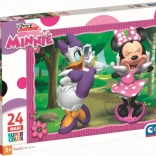 Minnie and Daisy on a Walk Maxi Puzzle, 24 Pieces