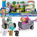 Paw Patrol Rescue Set Skye and Everest – Helicopter, Snowmobile and Kitten Figures