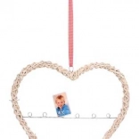 Cœur suspendu en osier pour photos Small Foot