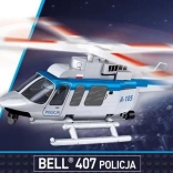 Cobi set de construction Bell 407 Police – hélicoptère civil 1:48