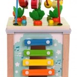 Wooden Multifunctional Cube for Children