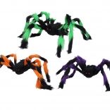 Farbige Spinne für Halloween 75 cm