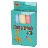 Kleurige stoepkrijtjes