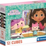 Cubes illustrés La Maison magique de Gabby – 12 cubes CLEMENTONI