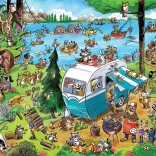 Familiepuzzel Roep van de Wildernis 350 stukjes COBBLE HILL