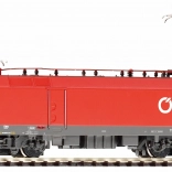 Elektrische locomotief Taurus ÖBB met dubbele pantograf H0