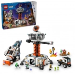 Lego City Space Station and Rocket Launch Pad