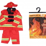Carnival Firefighter Costume for Kids 110–120 cm