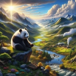 Puzzel Panda-opvang 500 stukjes