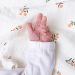 Muslin Cloths with Floral Motif A Little Lovely Company