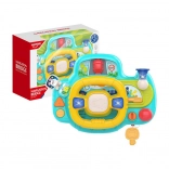 Interactive Steering Wheel for Kids (Blue) Huanger