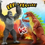 Primal Clash Boss vs King Kaiju Battle – 21 cm Action Figure Set