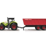 Tracteur avec remorque et effets