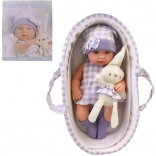 Pop met diertje 33 cm