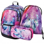 Baagl Dream Catcher Set: Backpack, Pencil Case and Bag