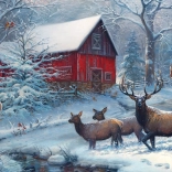 Puzzle COBBLE HILL Winterzauber 1000 Teile