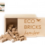 Jeu de Construction en Bois 90 pièces en Boîte