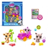 Littlest Pet Shop coffret safari avec 3 animaux