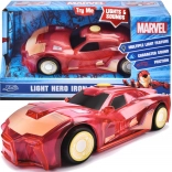 Light-up Hero IRON MAN – small sound and light car