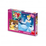 Puzzle DISNEY PRINCESS 3×55 pieces