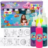 Tuban creatieve set Tubi Jelly Zeemeermin 6 kleuren gel figuren