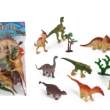 Set of Plastic Dinosaurs – 10 Pieces