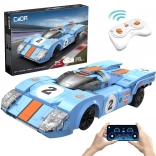 Bouwset CaDA RC raceauto AZURE STORM 1:20, 266 stukjes, Dual Mode