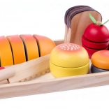 Wooden Breakfast Cutting Set