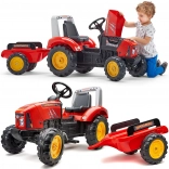 traptractor met aanhanger Red Supercharger vanaf 3 jaar