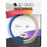 Thermochrome Pro Filament für 3D-Stifte und -Drucker – wechselt die Farbe von Blau zu Weiß, 1,75 mm, 15 m