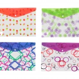 Map met drukknoop 35x25 cm