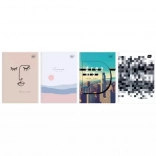 Schrift A4 96 vellen, mix designs