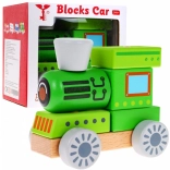 Wooden train for children aged 2+