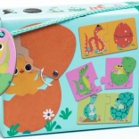 Djeco duo puzzel – vrolijke eitjes