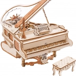 Boîte à musique en bois Piano Magique