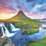 Puzzle EUROGRAPHICS Wasserfall Kirkjufell, Island 1000 Teile