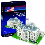 CUBICFUN 3D-puzzel Witte Huis – 64 stukjes