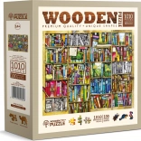 Puzzle en bois Étagères avec des livres 1010 pièces
