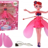 Magical Flying Fairy Pink Hand-Controlled Doll