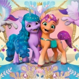 Puzzle 100 pièces Glitter My Little Pony Poneys scintillants
