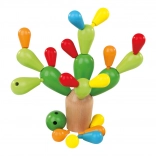 Wooden balancing cactus game Bino