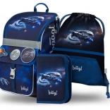 Baagl schoolset Zippy Ruimteschip – boekentas, etui en zak