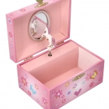 Music Jewelry Box Flower Unicorn – Swan Lake melody by GOKI